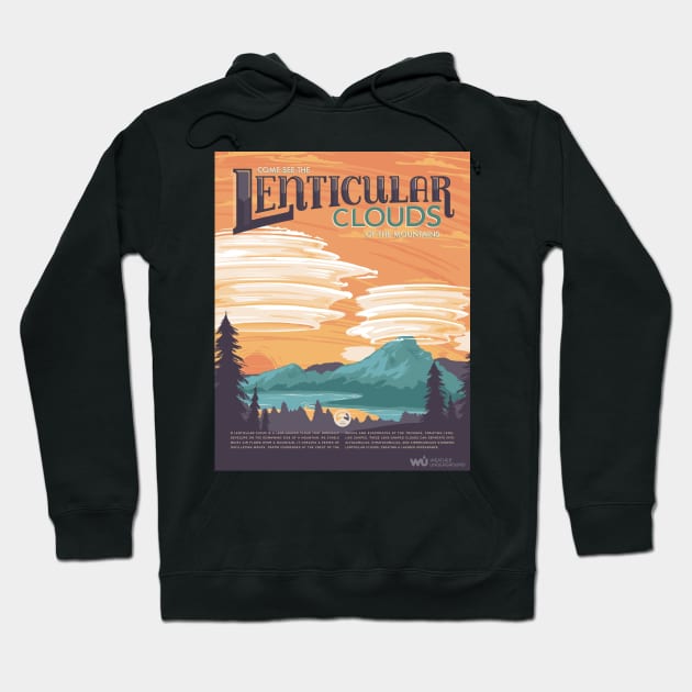 Lenticular Clouds // WUNDERGROUND Hoodie by KazVanilla